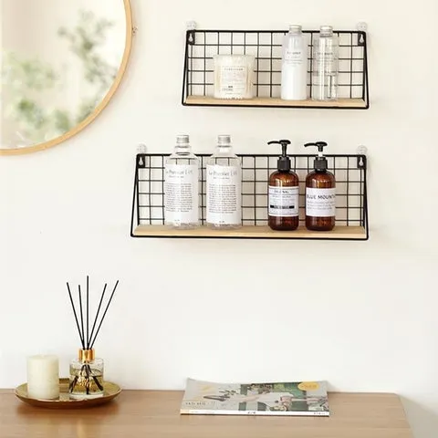 Modern Industrial Display Shelf for Bedroom