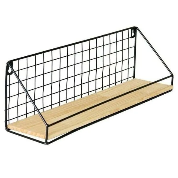 Modern Industrial Display Shelf for Bedroom