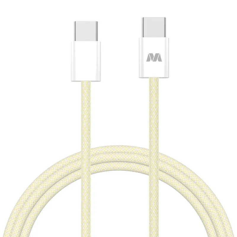 MyBat USB-C to USB-C Premium Braided Cable (L=3 FT) - Pink