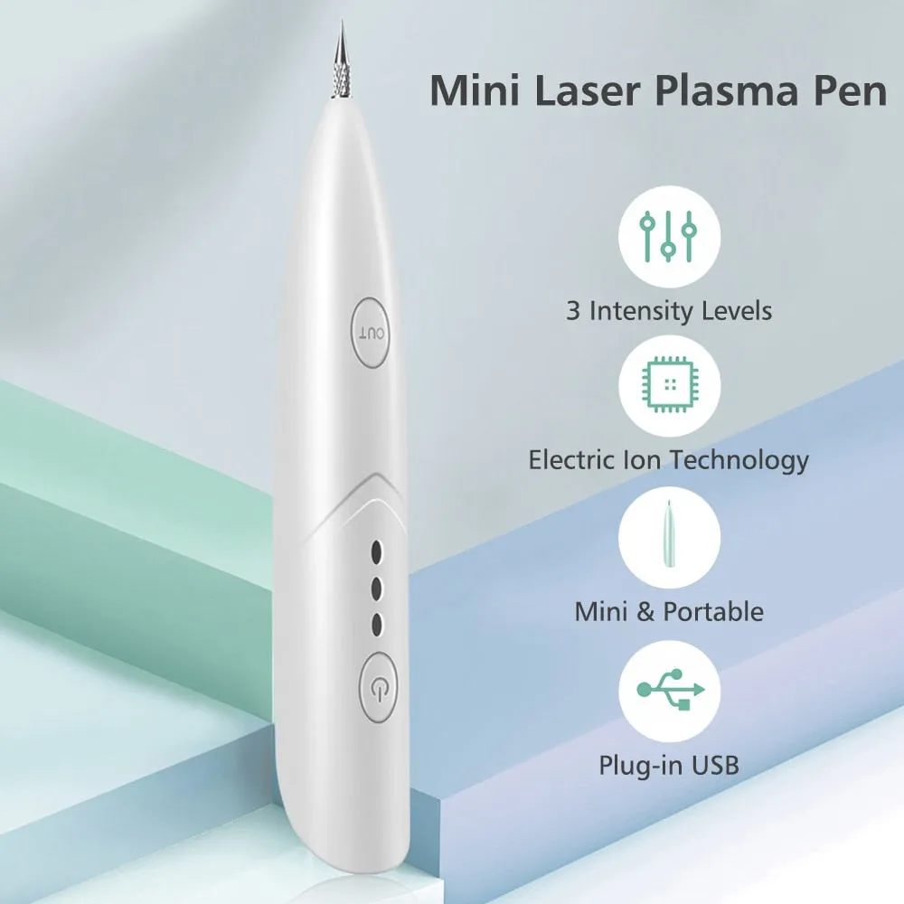 Pen Salon Plasma Pen Black Dots Vacuum Cleaner Laser Freckle Removal Machine Skin Mole Dark Spot Face Wart Tag Tattoo Remover