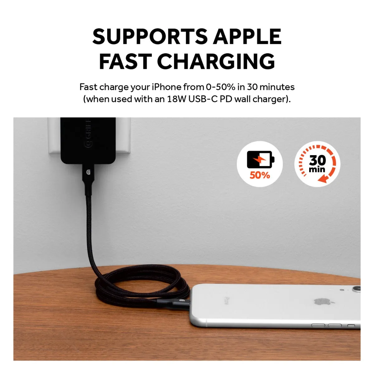 Premium USB-C to Lightning Cable - 5FT