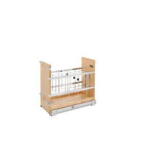 Rev-A-Shelf / 447-BCSC-9C / Wood Bakeware Pullout Organizer w/ Soft-Close