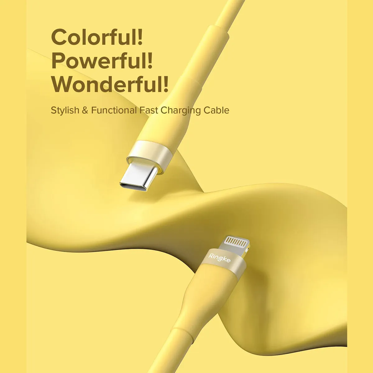 Ringke USB-C to Lighting Pastel Charging Cable (2m)