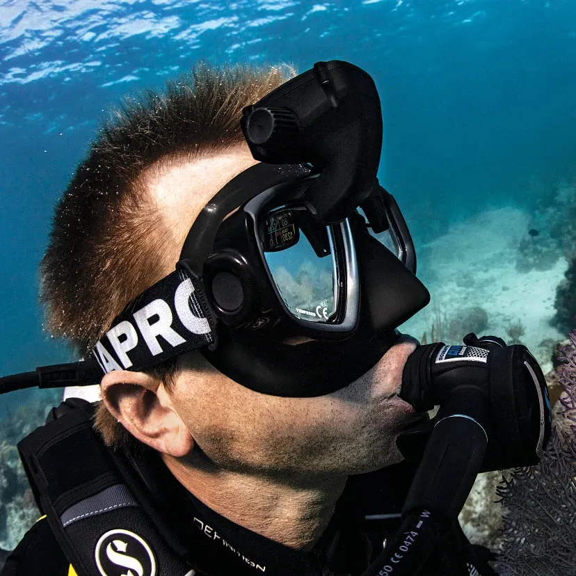 Scubapro Galileo HUD Mask-mounted Dive Computer with Smart   Pro Transmitter