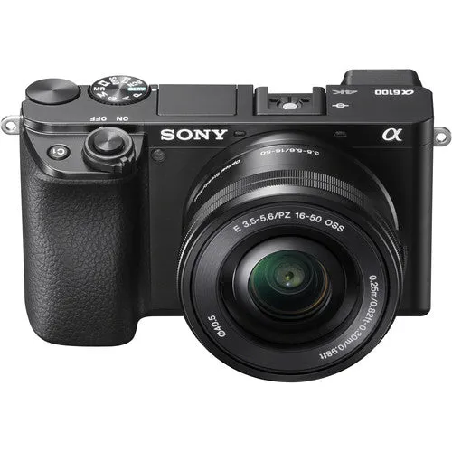 Sony Alpha a6100 APS-C Mirrorless Camera with 16-50mm and 55-210mm Lenses