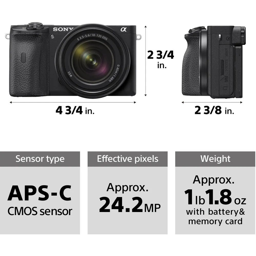 Sony Alpha a6600 Mirrorless Digital Camera | Body Only