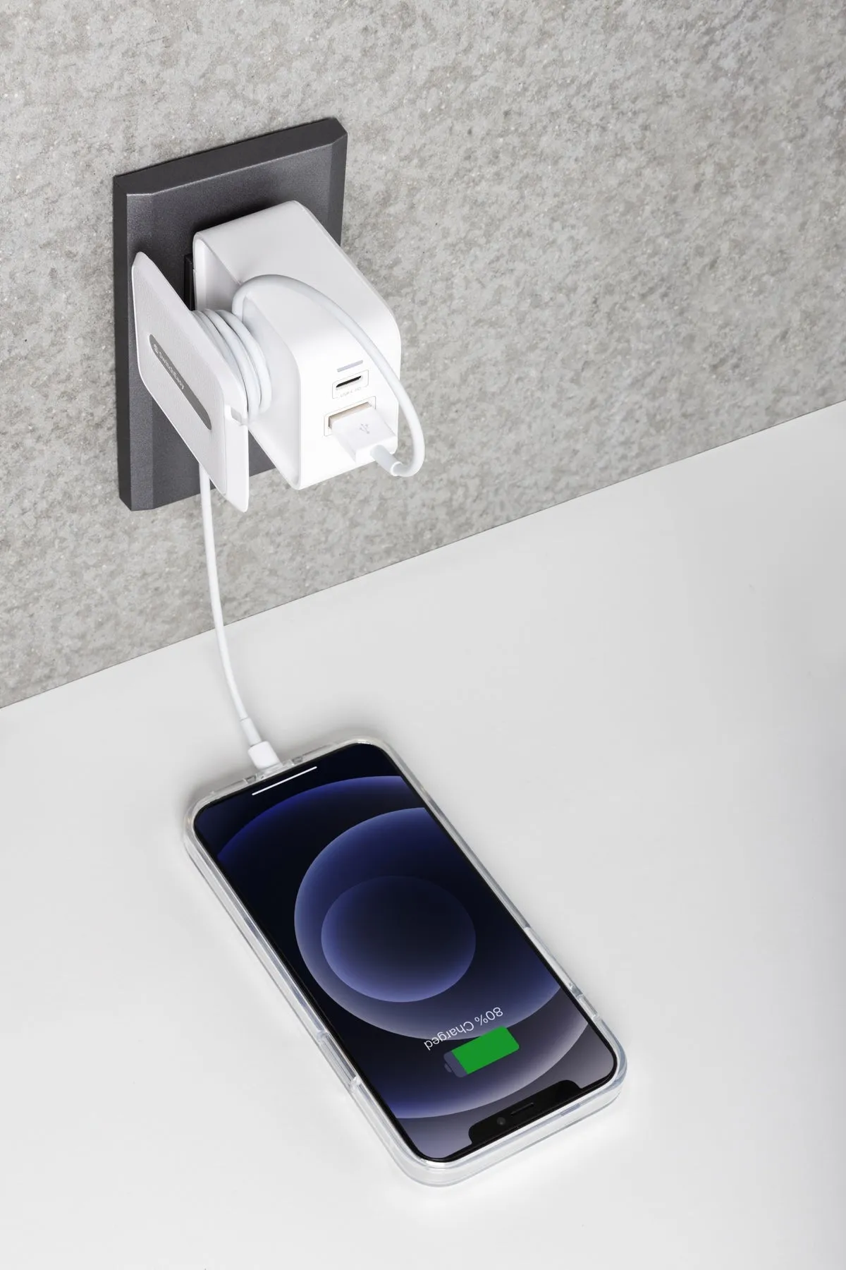 SwitchEasy PowerBuddy 30W Wall Charger With Cable Storage