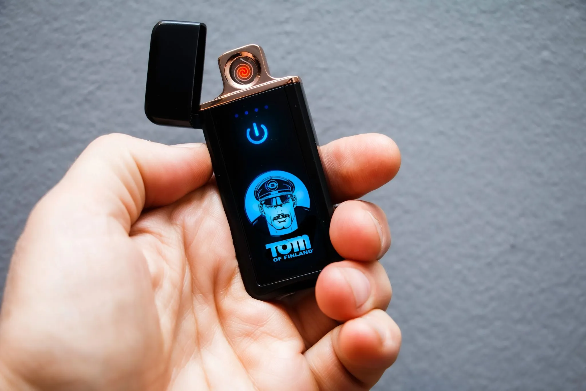 TOM OF FINLAND ELECTRIC LED LIGHTER