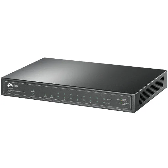 TP-Link, 10-Port Gigabit Desktop Switch with 8-Port PoE 