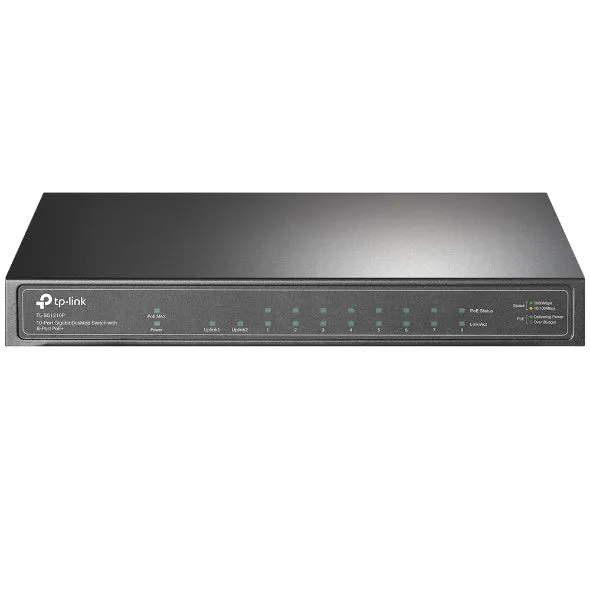 TP-Link, 10-Port Gigabit Desktop Switch with 8-Port PoE 