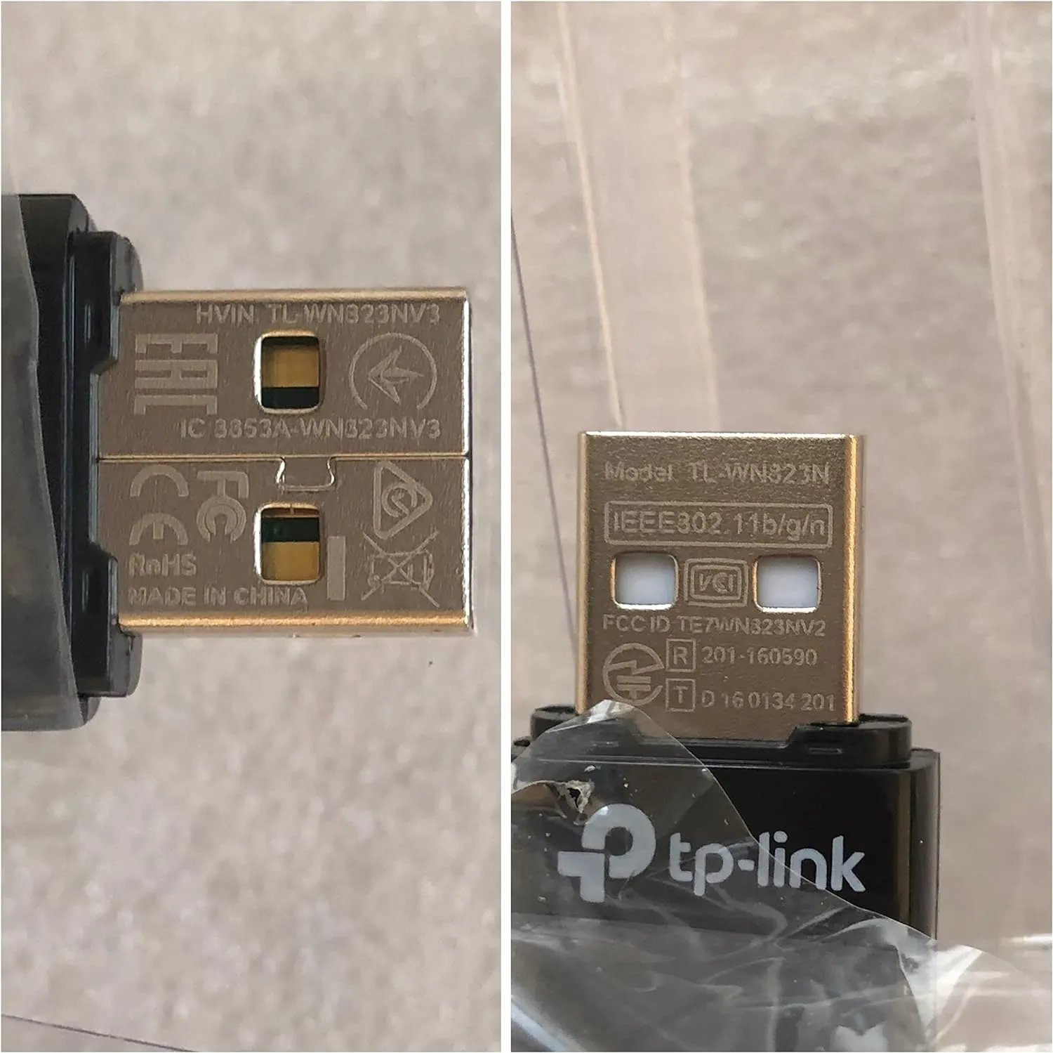 TP-Link USB WIFI Adapter - 300Mbps - TL-WN823N Wireless Mini USB Adapter, Mini-Sized Design, Wifi Sharing Mode, One-Button Setup, Support Windows XP/Vista/7/8/Mac OS X 10.7-10.10 - Open Box