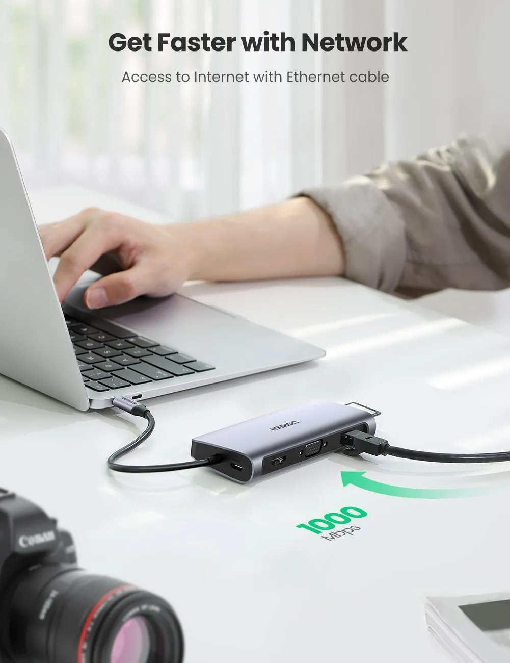 UGREEN 10-in-1 4K HDMI USB C Hub