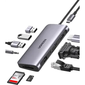 UGREEN 10-in-1 4K HDMI USB C Hub