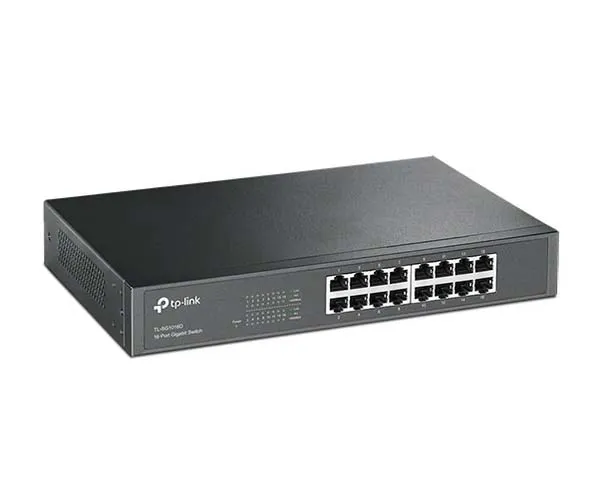 Unmanaged 16 Port Ethernet Switch, 10/100/1000Mbps, Desktop/Rackmount