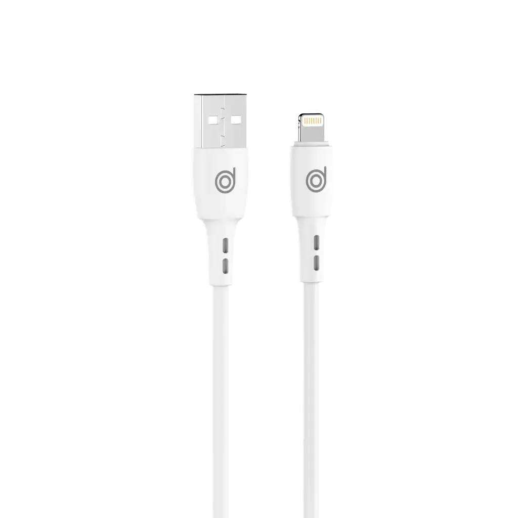 USB-A to Lightning 10W Charging Cable (1M) - White - digifon