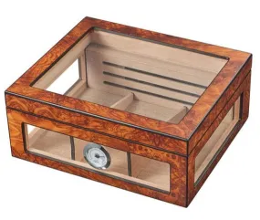 Visol Lorenzo See-Thru Glasstop Humidor