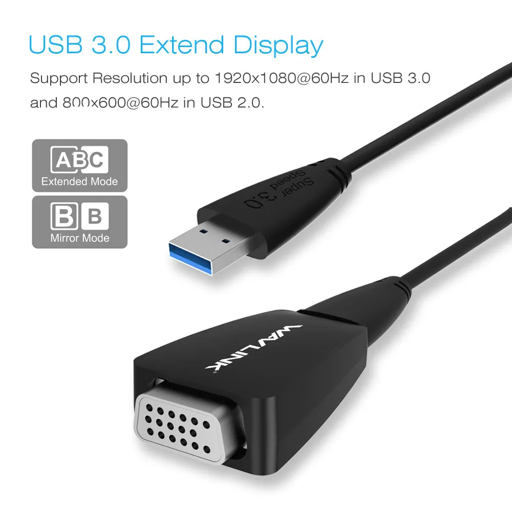 WavLink UG321V USB3.0 to VGA Adapter