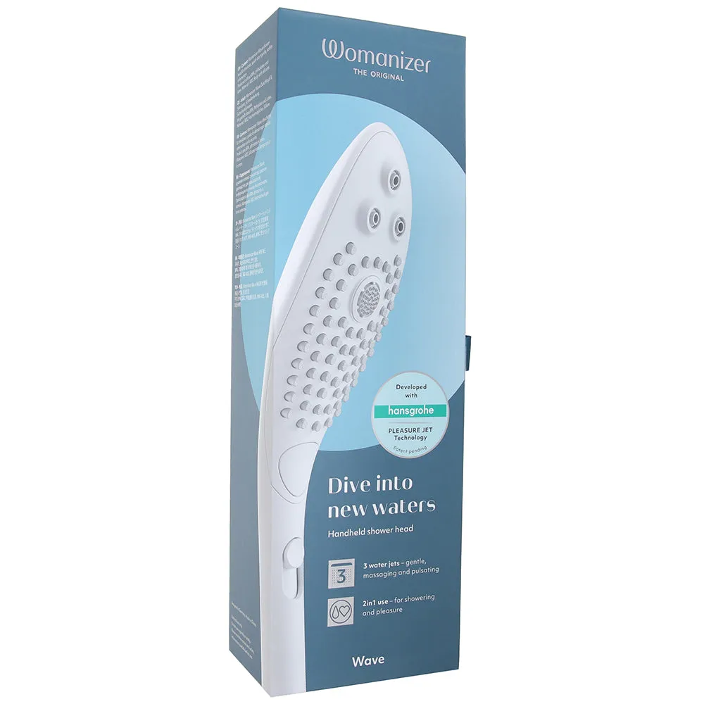 Womanizer Wave Handheld Shower Head in White